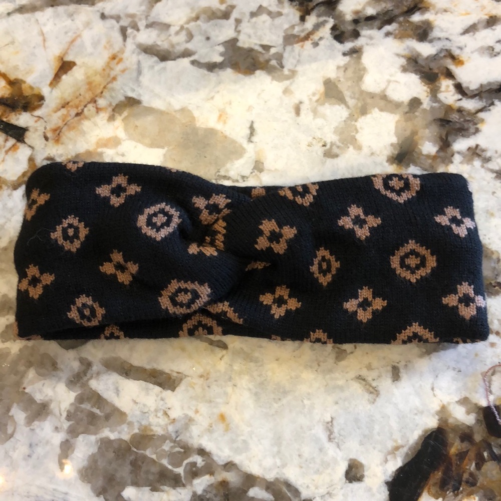 Designer Inspired, New,  Twist-Front HeadBand/Ear Warmer